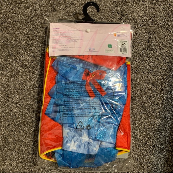 Wonder Woman Costume Corset Super Hero Dress Up Halloween size Large - Picture 4 of 6